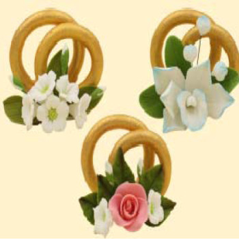 Обручки з квітами мікс 12шт/ящ