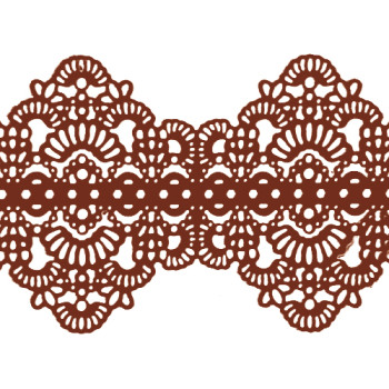 Кружево № 6 Коричневое Н-60 (3шт)