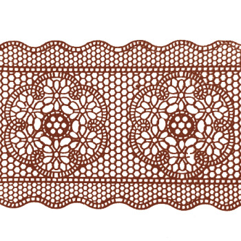 Мереживо № 9 Коричневе Н-60 (3шт)