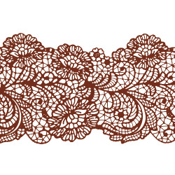 Мереживо №12 Коричневе Н-60 (3шт) Мереживо №12 Коричневе Н-60 (3шт)