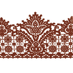 Мереживо №14 Коричневе Н-60 (3шт) Мереживо №14 Коричневе Н-60 (3шт)