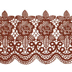 Мереживо №16 Коричневе Н-60 (3шт) Мереживо №16 Коричневе Н-60 (3шт)