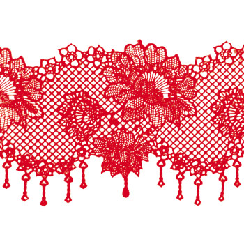 Мереживо № 1 Красне Н-60 (3шт)