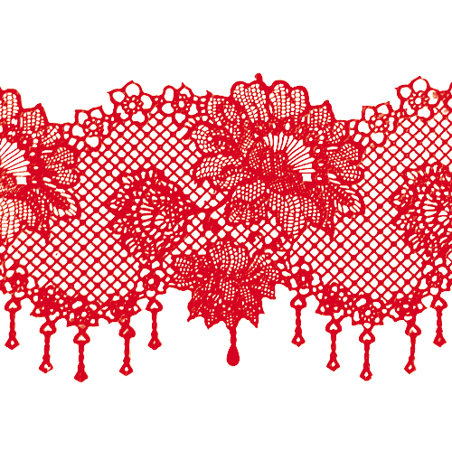 Мереживо № 1 Красне Н-60 (3шт) Мереживо № 1 Красне Н-60 (3шт)