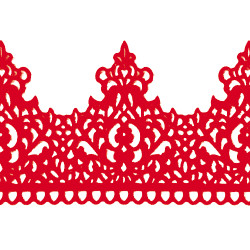 Мереживо № 5 Червоне Н-60 (3шт) Мереживо № 5 Червоне Н-60 (3шт)