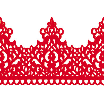 Кружево № 5 Красное Н-60 (3шт)