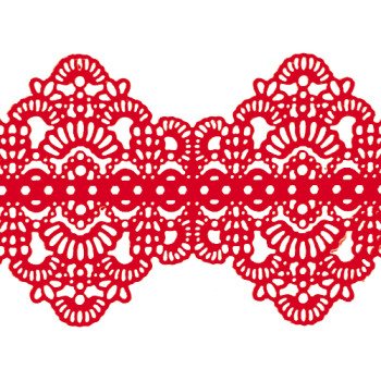 Кружево № 6 Красное Н-60 (3шт)