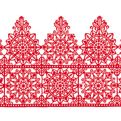 Мереживо №15 Червоне Н-60 (3шт) Мереживо №15 Червоне Н-60 (3шт)