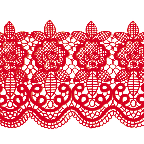 Мереживо №16 Червоне Н-60 (3шт)