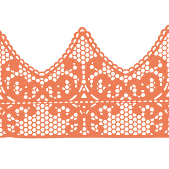 Кружево № 2 Персиковое Н-60 (3шт)