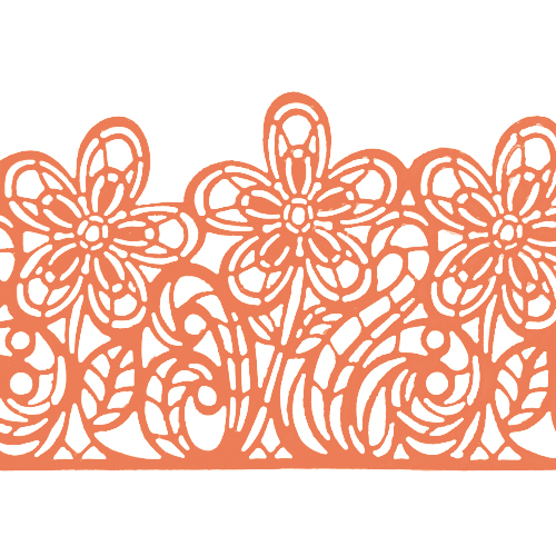 Мереживо № 4 Персиковое Н-60 (3шт)