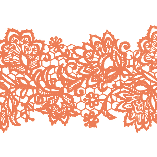 Кружево № 7 Персиковое Н-60 (3шт)