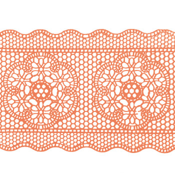 Мереживо № 9 Персиковое Н-60 (3шт)