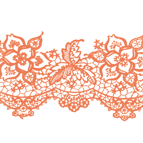 Кружево №11 Персиковое Н-60 (3шт)