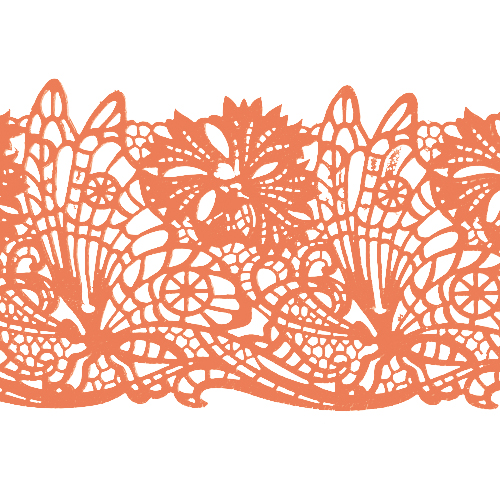 Мереживо №13 Персиковое Н-60 (3шт)