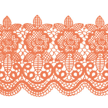 Кружево №16 Персиковое Н-60 (3шт)
