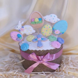 Набір №4 Весела пасха (хмаринка і хрестик) 16шт (24р) Набір №4 Весела пасха (хмаринка і хрестик) 16шт (24р)