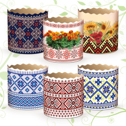 (90х85) Паперова форма для пасок (90х85) Паперова форма для пасок