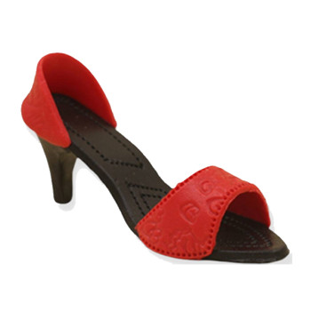 Туфелька червоно-чорна /20шт  ***