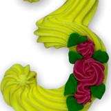 Цифра святкова №3 / 50шт