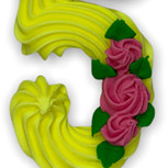 Цифра святкова №5 / 50шт