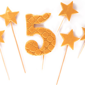 Цифра Преміум золота №5