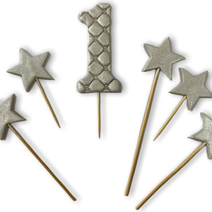 Цифра Преміум срібна №1