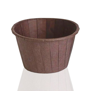 Паперова формочка з посиленим бортиком (Коричнева), 45 х 45мм