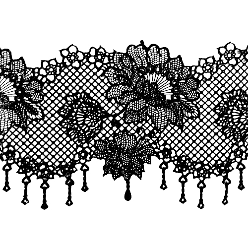 Мереживо № 1 Чорне Н-60 (3шт)