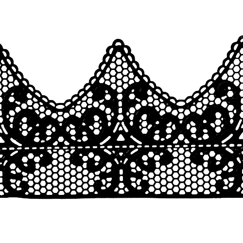 Кружево № 2 Черное Н-60 (3шт)