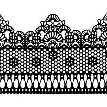 Кружево № 3 Черное Н-60 (3шт)