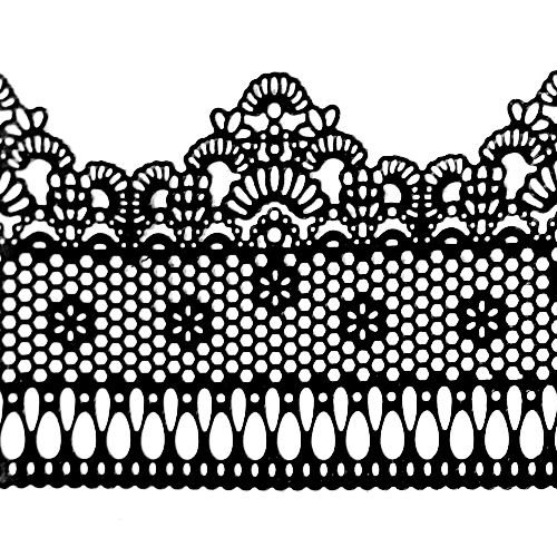 Кружево № 3 Черное Н-60 (3шт)