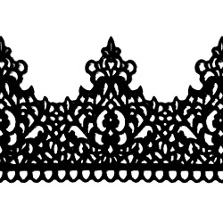 Мереживо № 5 Чорне Н-60 (3шт) Мереживо № 5 Чорне Н-60 (3шт)