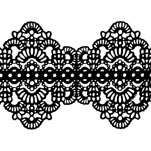 Кружево № 6 Черное Н-60 (3шт)
