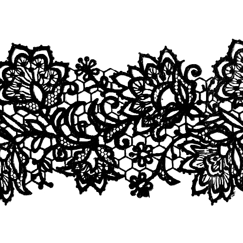Кружево № 7 Черное Н-60 (3шт)