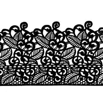 Мереживо №10 Чорне Н-60 (3шт)