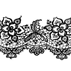 Мереживо №11 Чорне Н-60 (3шт) Мереживо №11 Чорне Н-60 (3шт)