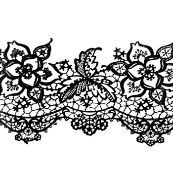 Мереживо №11 Чорне Н-60 (3шт)