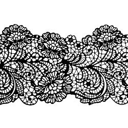Мереживо №12 Чорне Н-60 (3шт) Мереживо №12 Чорне Н-60 (3шт)