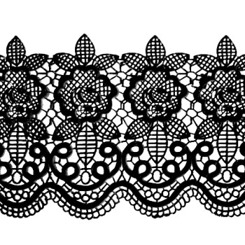 Кружево №16 Черное Н-60 (3шт)