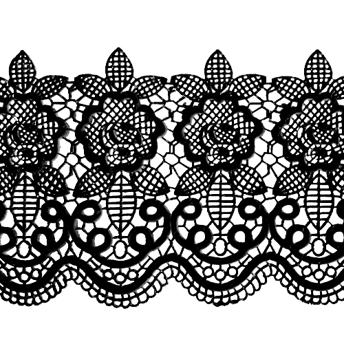 Мереживо №16 Чорне Н-60 (3шт) Мереживо №16 Чорне Н-60 (3шт)