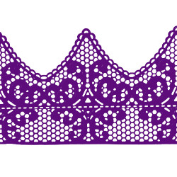 Мереживо № 2 Фіолетові Н-60 (3шт) Мереживо № 2 Фіолетові Н-60 (3шт)