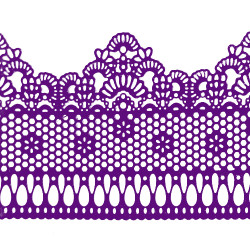 Мереживо № 3 Фіолетові Н-60 (3шт) Мереживо № 3 Фіолетові Н-60 (3шт)