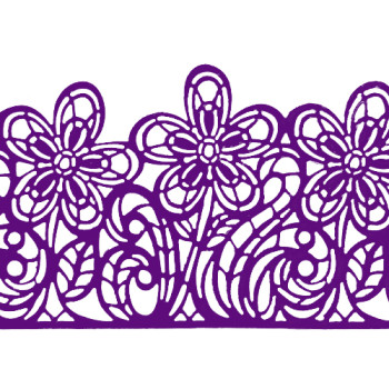 Кружево № 4 Фиолетовое Н-60 (3шт)