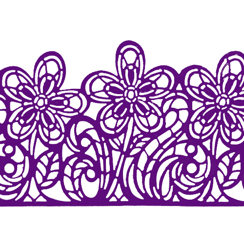 Мереживо № 4 Фіолетові Н-60 (3шт)