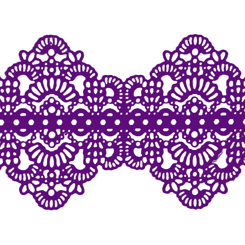 Кружево № 6 Фиолетовое Н-60 (3шт)