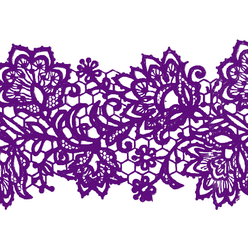 Мереживо № 7 Фіолетові Н-60 (3шт)