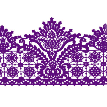Кружево №14 Фиолетовое Н-60 (3шт)