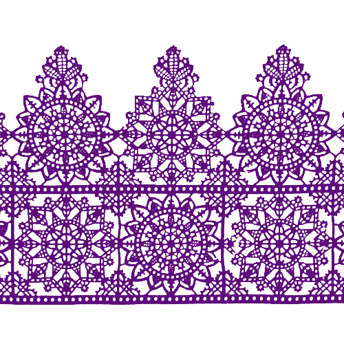 Мереживо №15 Фіолетові Н-60 (3шт)