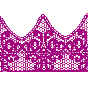 Кружево № 2 Сиреневое Н-60 (3шт)